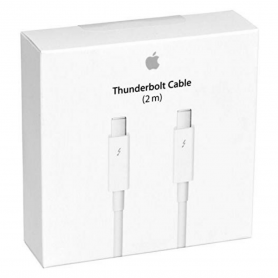 Câble Thunderbolt 2 de 2M Apple - Connectivité Haut Débit en Retail Box