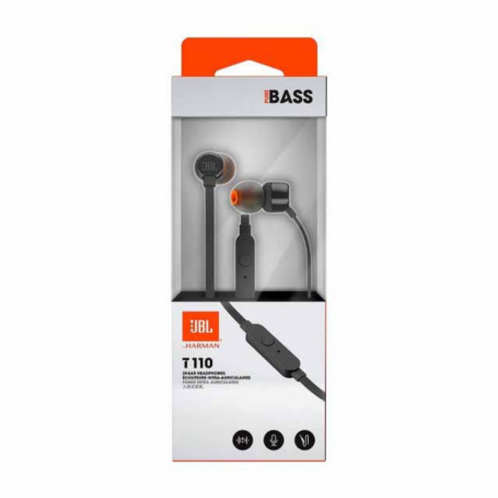 Achetez Écouteurs JBL Tune 110 - Kit Main Libre Jack 3.5mm - Noir - Haute Qualité Sonore