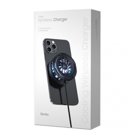 Benks MagClap Cooling Wireless Charger - Optimal Fast Charging and Cooling for Smartphones