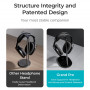 Benks Grand Pro Headphone Stand - 15W Wireless Fast Charging & Stable Design - Sleek Black Finish