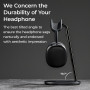 Benks Grand Pro Headphone Stand - 15W Wireless Fast Charging & Stable Design - Sleek Black Finish