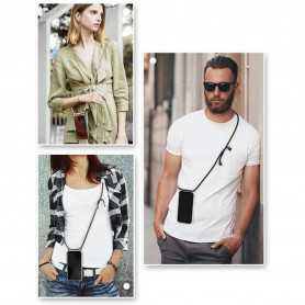 Coque de Protection en Silicone Multicolore avec Collier - iPhone 7-17 Pro Max