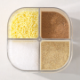 Buy Kitchen Spice Jar Seasoning Box - White | Organize Your Spices in Style