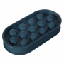 Ice Hockey Molds and Round Ice Cube Trays Dark Blue - Perfect Ice for Sports Fans