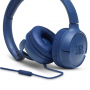 JBL Tune 500 Wired Headphones - Crisp Sound in Stylish Blue - Model JBLT500BLU
