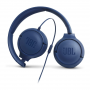 JBL Tune 500 Wired Headphones - Crisp Sound in Stylish Blue - Model JBLT500BLU