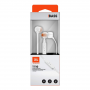 Écouteurs JBL Tune 110 - Kit Main Libre avec Jack 3,5 mm - Blanc | Qualité Sonore Exceptionnelle