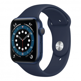 Montre Connectée Apple Watch Series 6 Cellulaire 44mm Bleu Aluminium Grade B - Performance et Élégance
