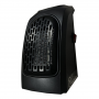 Buy 400W Black Mini Heater with Wall Socket Energy-Efficient Household Heating Solution