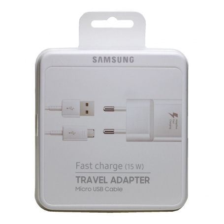 Samsung 15W USB Micro Charger Kit - Original Retail Box - Fast Charging Accessory