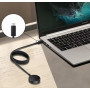 Câble USB-C 9W pour Samsung Galaxy Watch Noir - Charge Rapide EP-OR900BBEGWW