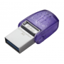 Clé USB Kingston DataTraveler microDuo 3C 64 Go – Double connectivité USB & Type-C Violet pour PC & Mobile
