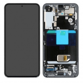 Ecran Samsung Galaxy S22 2022 (S901) Gris + Châssis (Service Pack) - 27520E-27521E