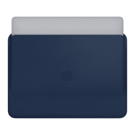 Housse Cuir Apple pour MacBook Air/Pro 13 pouces - Bleu Nuit | Élégance et Protection