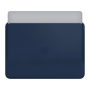 Housse Cuir Apple pour MacBook Air/Pro 13 pouces - Bleu Nuit | Élégance et Protection