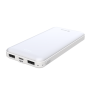 Achetez Power Bank 10000 mAh Devia Kintone Series V3 Blanc - Recharge Rapide et Fiable pour Vos Appareils