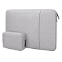 Interior Bag for MacBook 15.4-16.2 inch - Devia Justyle Business Light Grey | Secure & Stylish Laptop Sleeve