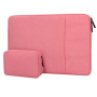 Interior Bag for MacBook 15.4-16.2" - Devia Justyle Business Pink | Stylish Laptop Sleeve