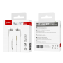 Ecouteurs Kit Main Libre Jack D-power K6001 S3 Blanc - Qualité Sonore Exceptionnelle pour Smartphone