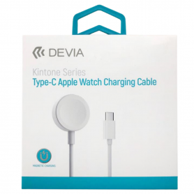 Chargeur Magsafe Apple Watch Type-C Devia Kintone Blanc - Performance et Élégance