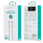 Type-C Fast Charging Cable 60W 3A 2M White - Devia Smart Series PD