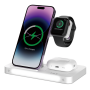 DEVIA 3-in-1 Wireless Charger Station | Fast Charging for Smartphone Apple Watch AirPods
