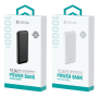 Achetez Power Bank 10000 mAh Devia Kintone Series V3 Blanc - Recharge Rapide et Fiable pour Vos Appareils