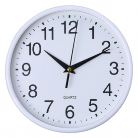 Elegant White Clock Modern Wall Timepiece for Home Décor