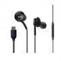 Ecouteurs Kit Main Libre Samsung Type-C EO-IC100BBE Noir - Audio Haute Qualité