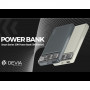 Power Bank 10000 mAh DEVIA Smart Series 12W Noir Rechargez Vos Appareils Rapidement et en Toute Sécurité