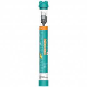 Cable USB / Micro USB en Nylon tressé Devia Bubble Fish Series - 1m - Noir - Charge rapide et résistance optimale