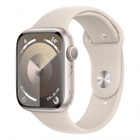 Achetez Apple Watch Series 9 GPS 45mm Aluminium Lumière Stellaire - Montre Connectée Sport Neuve