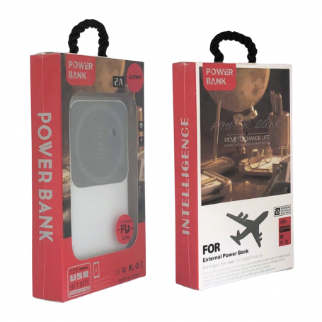 Power Bank 10000mAh avec MagSafe - D-power P8282 - Blanc