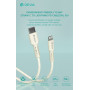 Ecological Straw Cable Set 30 PCS by Devia Smart Series in White - Eco-Friendly Charging Solutions