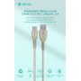 Ecological Straw Cable Set 30 PCS by Devia Smart Series in White - Eco-Friendly Charging Solutions