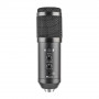 Microphone de Voix Filaire USB - Noir - NGS