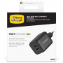 Adaptateur Secteur OtterBox 65W USB-C PD Chargeur Mural à Double Port - Performances Optimales Noir