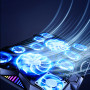 Benks SR08 Laptop Cooling Pad Black - Enhance Performance with Power Style & Versatility