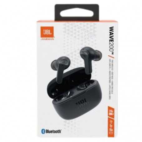 JBL Wave 200 Bluetooth Headphones - Black | Superior Sound & Comfort | Buy JBLW200TWSBLK Online