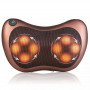 All-in-One Electric Massage Pillow Brown for Ultimate Relaxation and Comfort