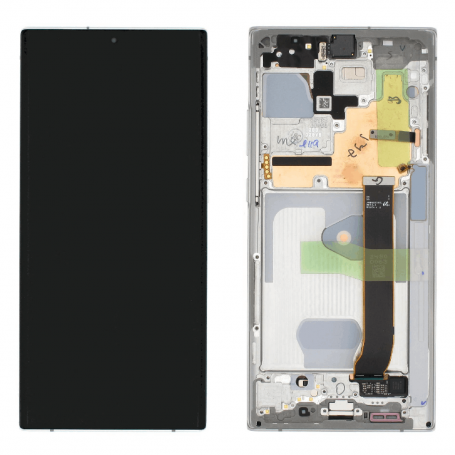 Screen Samsung Galaxy Note 20 Ultra 4G/5G (N985/N986) Sliver + Frame (Soft Oled)