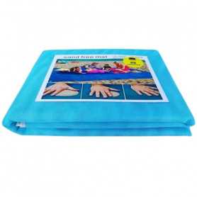 Tapis Pliant Polyvalent Bleu - Parfait pour Camping, Plage et Pique-niques