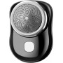 Mini Rasoir Électrique USB Rechargeable pour Hommes - Argenté