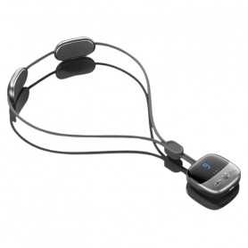 Collier Masseur Cou/Épaules Contrôle Température, Écran LCD - Gris