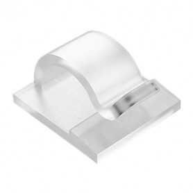 Organisez sans Traces avec le Fixateur de Câble Élégant Transparent