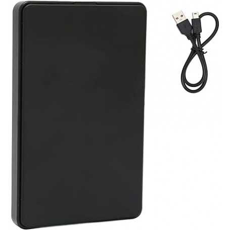 2.5 Inch SATA External Hard Drive USB 2.0 for Laptop - Black