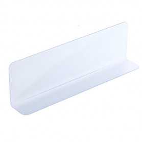 Multi-Purpose PVC Shelf Separator 28*12 CM - Transparent