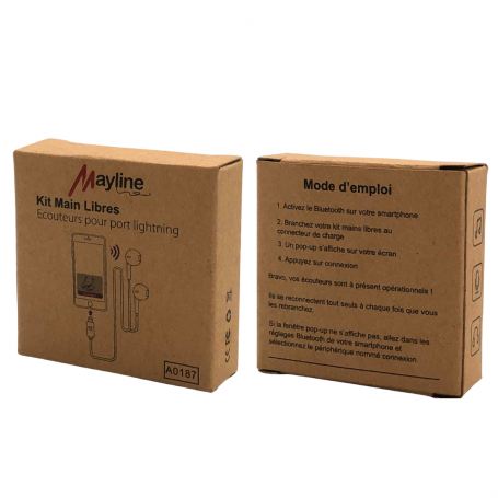 "Ecouteurs Kit Main Libre Lightning Bluetooth Pop-ups (ECO PLUS) - La