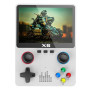 Mini Console de Jeu X6 - Joysticks Doubles, Fonction Musique - Blanc