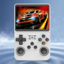 Mini Console de Jeu Vidéo Portable R36, Écran IPS 3,5", 64Go - Blanc Nouveau